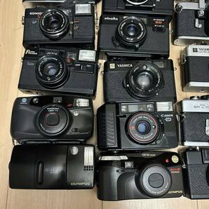 大量29台フィルムカメラ まとめ売りMINOLTA PENTAX OLYMPUS Canon KONICA Nikon YASHICA ELECTRO RICOH c35 Autoboy μ af-1 om-1 penの画像2
