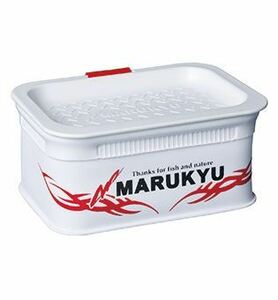 マルキュー パワーエサバケット14EX ホワイト 14.5(W)×11.5(D)×6.5(H)cm 餌入れ ケース 釣具 つり フィッシング