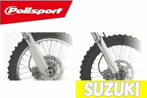 POLISPORT ポリスポーツ 8398300002 フォークガード スズキ車用 ブラック RM125/RM250/RMZ250/RMZ450 WESTWOOD ウエストウッド