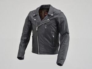 [デイトナ] バイク用 レザー ジャケット XLサイズ (メンズ) ブラック 春秋冬 ダブルライダースジャケット DL-003 17815