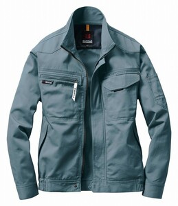 バートル 1301 長袖ミストブルー 3Lサイズ 春夏用 メンズ ジャケット 防縮 綿素材 作業服 作業着 1301シリーズ