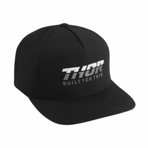 THOR 2501-4159 24モデル SEGMENT スナップバック ブラック/グレー フリーサイズ バイク アウトドア 帽子 紫外線