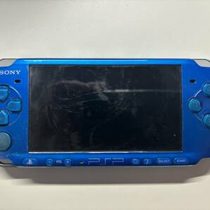 SONY PSP PlayStation Portable PSP-3000 本体 ブルー 中古現状品の画像1