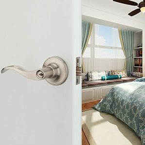 パッセージ 浴室キー付きに適用左ハンドル 玄関ドア 805-K-L 海福安レバーハンドル錠はの画像5
