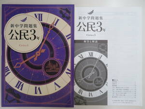 ★新品・2024最新版★　新中学問題集【標準編】 社会「公民」　中学３年生