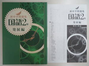 ★新品・2024最新版★　新中学問題集【発展編】　国語２年