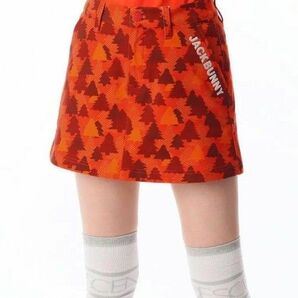 美品 ジャックバニー もみの木デザインスカート ペチパンツ一体型 サイズ0