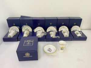 サ6519M★Royal Worcester　ロイヤルウースター　早春　Early Spring　カップ＆ソーサー　7客セット　未使用保管品★