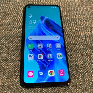 【楽天モバイル/OPPO】OPPO Reno5 A 128GB SIMフリー eSIM対応版 A103OP スマートフォン シルバーブラック 残債無し