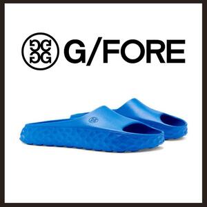 ○★新品 未使用 G/FORE ジースライド 定番EVAサンダル ブルー○●