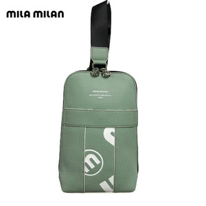 0* new goods unused mila milan ( Mira * Milan ) Rope one shoulder bag green *0