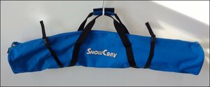 Bana8◆SNOW CARV/スノーカーブ ファンスキー/ショートスキー ケース バッグ ブルー