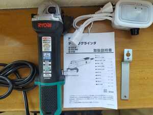 ☆お得！使用少ない！美品！　リョービ(RYOBI、京セラ) 極細ディスクグラインダ G-111PH おまけ付き　中古☆