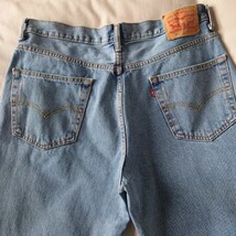 2017年製造 Levi's 550ワイドジーンズ/デニム 古着/W36L30【YLV2147】_画像9