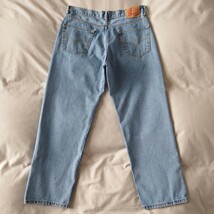 2017年製造 Levi's 550ワイドジーンズ/デニム 古着/W36L30【YLV2147】_画像4