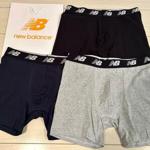 【新品】ニューバランス NB ボクサーパンツ 3枚セット Мサイズ NEW BALANCE の画像3