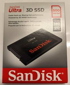 SANDISK 3D SSD SDSSDH3-500G-G26 новый товар нераспечатанный #019