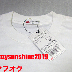 カンタベリー CANTERBURY Tシャツ WHITE 白 半袖 サイズ SIZE XLの画像3