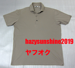 ユニクロ UNIQLO ポロシャツ POLO SHIRT ベージュ SIZE サイズ XL