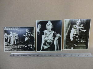  National Kid. large steel photograph 3 sheets ( National Kid boy jet Gekko Kamen 7 color mask ......)