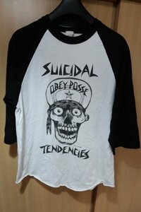 OBEY　オベイ　SUICIDAL　スイシダル　ラグランＴ　Ｌサイズ