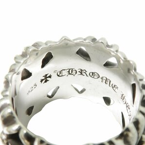 美品 CHROME HEARTS クロムハーツ CEMETERY RING セメタリークロス シルバー925 リング 指輪 46423の画像8