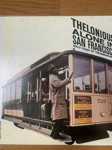 THELONIOUS MONK [ALONE IN SAN FRANCISCO] LP