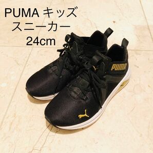 PUMA プーマ キッズ エンゾ 2 シャインライン JR スニーカー 24cm
