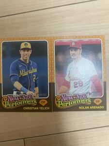 2024 TOPPS heritage baseball Christian Yelich Nolan Arenado NEW AGE PERFORMERS 2枚セット