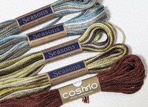 【B0631】COSMO_刺しゅう糸［５本］まとめて ハンドメイド 手芸 材料 アクセサリー 刺繍 seasons コスモ 刺繍糸_画像3