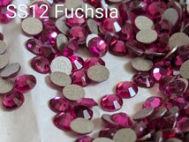 【A0576】Swarovski #2028／SS12 フィッシャー(フューシャ)　スワロフスキー ハンドメイド 手芸 資材 アクセサリー ネイルパーツ デコ_画像4