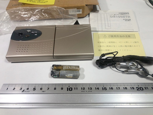 昭和レトロ未使用品【シチズン電子式卓上計算機付きラジオ／CITTZEN／AM FMラジオ／DE1038TR】クリックポスト／ヤフネコ宅急便／同梱OK!