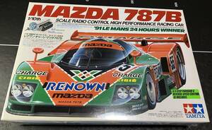 当時モデル　未組み立て　タミヤ　TAMIYA MAZDA 787B レナウンチャージマツダ ITEM 58102