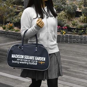 ボストンバッグ ボストンバック メンズ MADISON SQUARE GARDEN マジソンバッグ マディソン Mサイズ キャリーオンバッグ ブラックの画像9