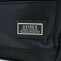 限定品 メーカー品切れ 最安値 定価6930円 AVIREX アヴィレックス ミニショルダーバッグ 斜め掛けバッグ AX2052 ブラック_画像8