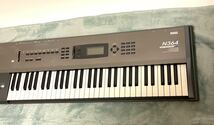 ●希少 KORG N364 MUSICWORKSTATION 61鍵盤 SYNTHESIZER コルグ シンセサイザー キーボード ミュージックワークステーション●_画像4