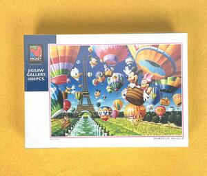 ●希少 Disney Jigsaw Gallery 1000PCS ディズニー ファンタスティック バルーンレース ジグソーパズル 1000ピース ミッキー 廃盤●