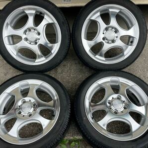 165/55R15 ブリヂストン SICUREZZAホイール付 4本 美品 15x5J 100 4H +46 19年製 ブリヂストン エコピアEP150 の画像1