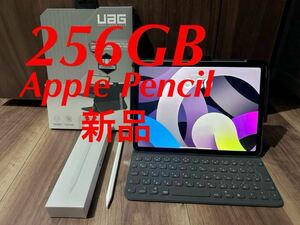 【大容量】iPad Air 第4世代 256GB 純正キーボード Folio UAG Apple pencil 新品 Keyboard 