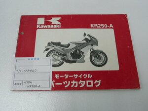 F00312／カワサキ　KR250-A　パーツカタログ