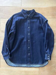  hand made Denim shirt pants blouse domestic production long sleeve shirt 