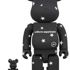 ベアブリック BE@RBRICK uniform experiment 100％&400％ ● FRAGMENT hiroshi fujiwara 藤原ヒロシ フラグメント SOPH メディコム medicomの画像1