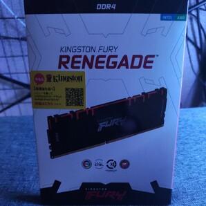 Kingston デスクトップPC用 メモリ 16GB×2 32GB FURY RENEGADE CL16 3200MHz 送料無料の画像1