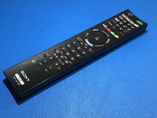 送料無料 中古 SONY テレビ リモコン RMF-JD010 「KDL-22EX420/KDL-26EX420/KDL-32EX420」除菌 清掃済 安心の保証有 (管理No 12-222)