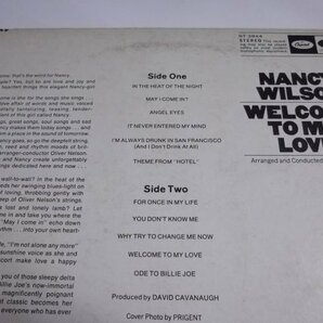 【輸入盤LP】Nancy Wilson/Welcome To My Love ST2844の画像6