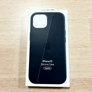 ★新品★純正 iPhone 15 シリコンケース・ブラック　　316A①