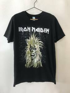 Iron Maiden アイアン メイデン トップス 半袖Tシャツ メンズ サイズL/G ブラック バンドTシャツ [WT-2058]