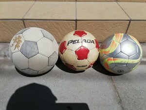 ★ Футбольный мяч No5 No4 No4?　Набор из 3 расплавленных 2 предметов Adidas Pereda Futsal Ball Junk ★