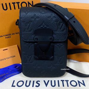 国内正規品 美品 LOUIS VUITTON ルイヴィトン Sロック ウェアラブル ウォレット ショルダーバッグ 黒 トリヨン モノグラム BOX・保存袋