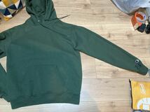 Champion プルオーバー パーカー グリーン Mサイズ チャンピオン 古着 Champion ECO AUTHENTIC_画像6